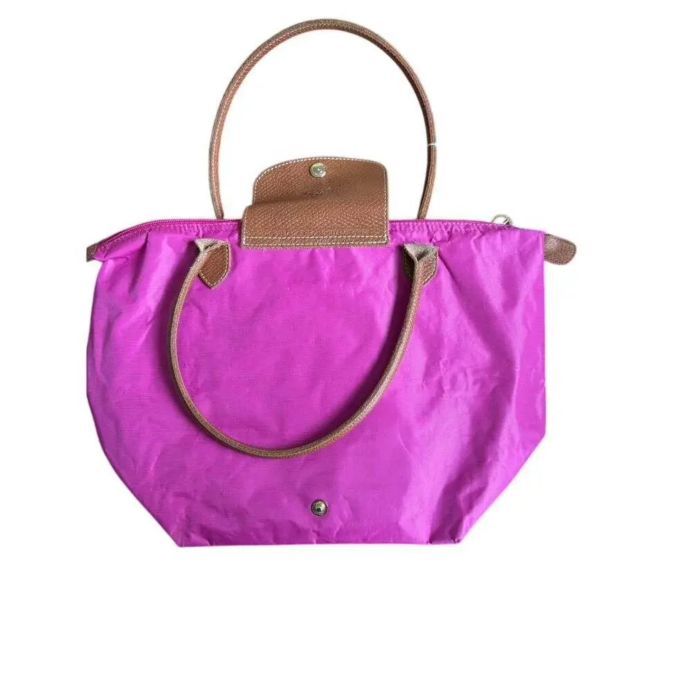 Women’s Longchamp Le Pliage‎ Small Tote Bag - Pink Nylon & Leather - Pre-Owned